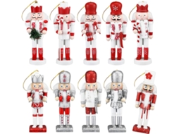 Soldados Quebra-nozes Decorativos De Madeira, 13 Cm, Para Decoração De Natal. Artigos Colecionáveis