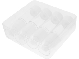 Conjunto De 4 Frascos Recarregáveis Com Bomba Airless Para Loção De Viagem, Dispensadores Vazios.
