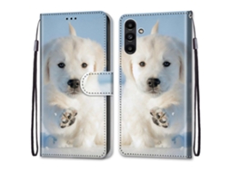 Capa De Couro Pintada De Luxo Estilo Carteira Capa Protetora Estilo Livro Para Samsung Galaxy A36 A26 A16 A55 A35 A24 A25 A15 A05s A05 A51 A52 A53 A4…