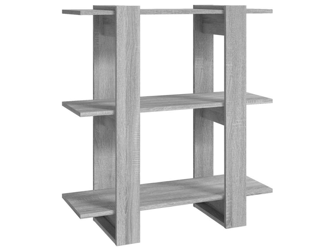 Prateleira/divisória 80x30x87 cm Cor Sonoma Cinza MAISON EXCLUSIVE