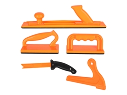 Kit De Segurança De Carpintaria 5 Peças Bloco Empurrador Abs Para Serra Radial E Máquinas De Costura