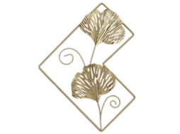 Decoração de parede com folha de ouro em ferro para quartos e salas LAXISCREED