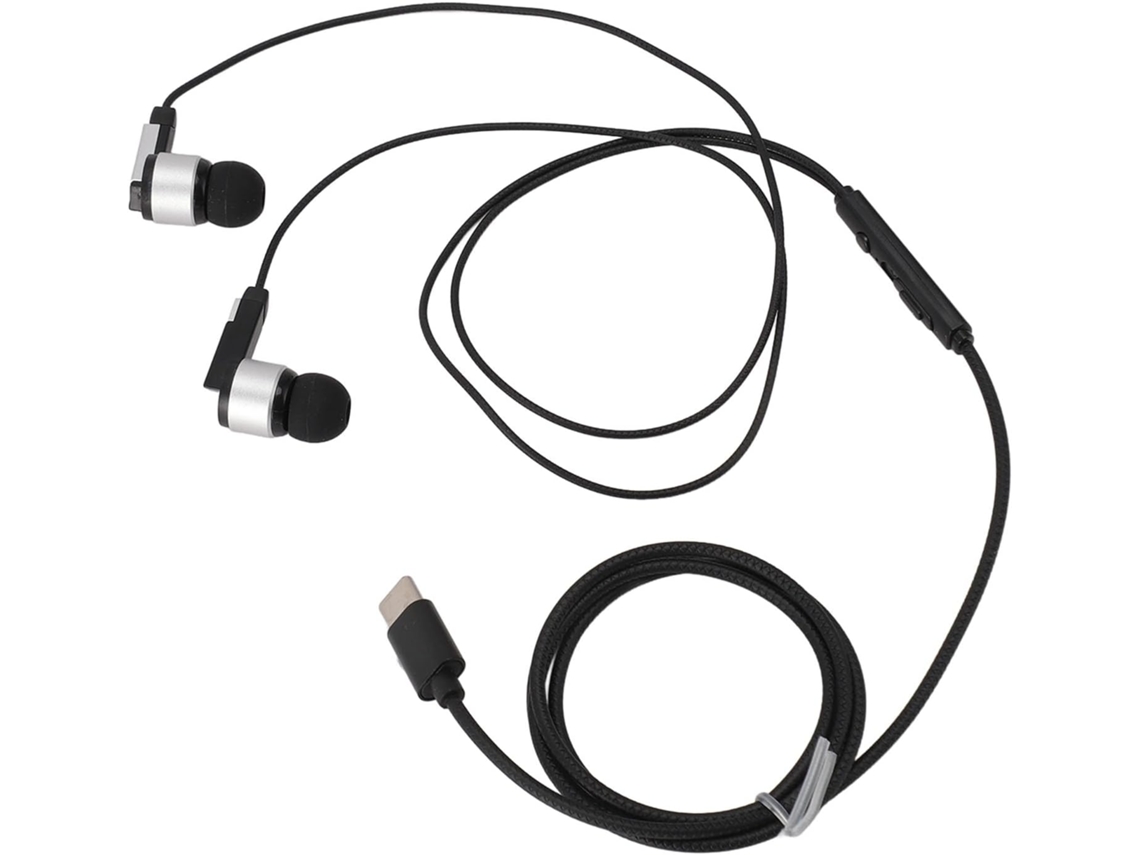 Aqxreight Écouteurs Filaires Usb C Com Microfone, Hifi, Estéreo, Baixo, Isolamento De Bruto, Para Smartphones