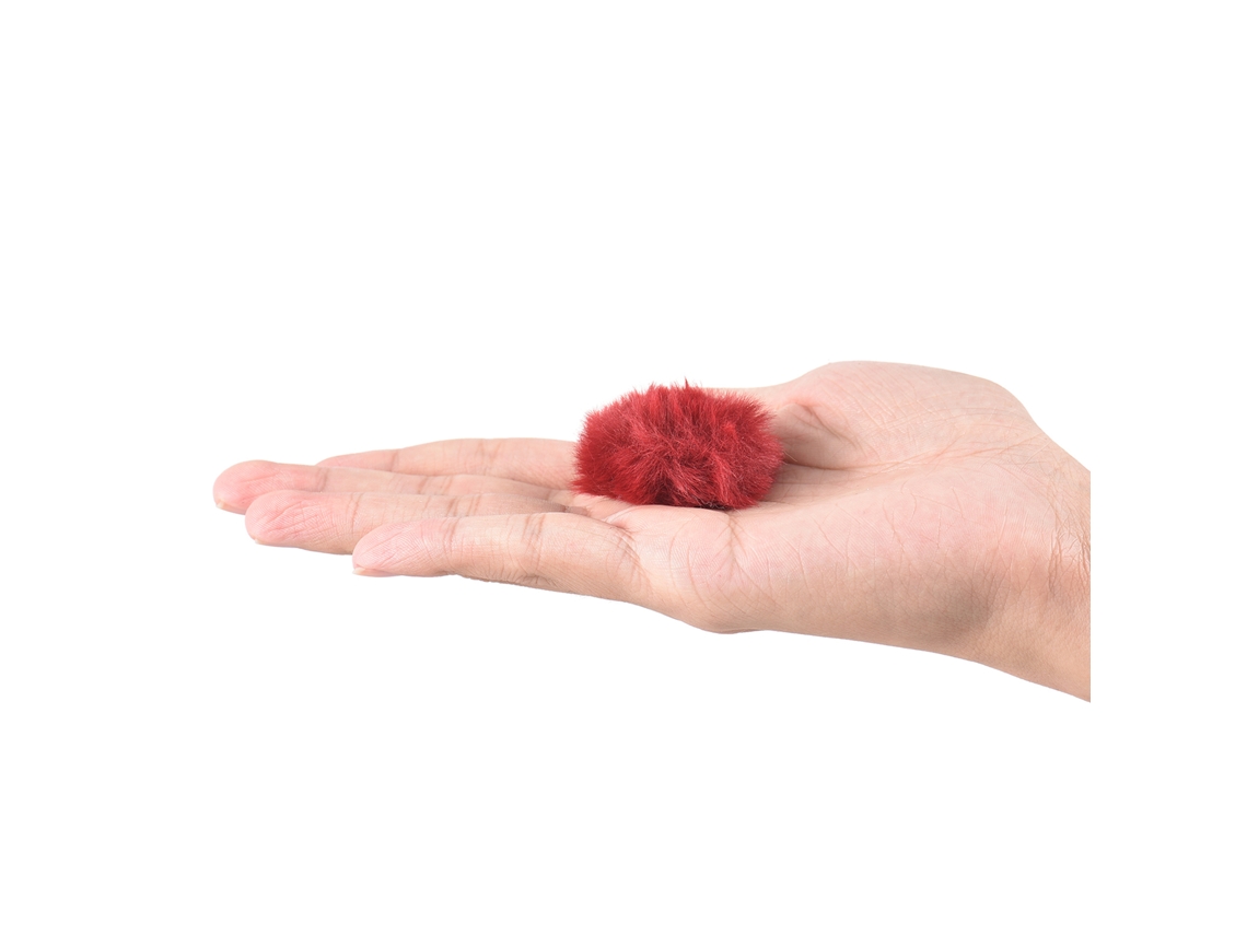Microphone Windscreen Furry Windshield Mic Muff For Clip on Lavalier Microphone LAXISCREED
