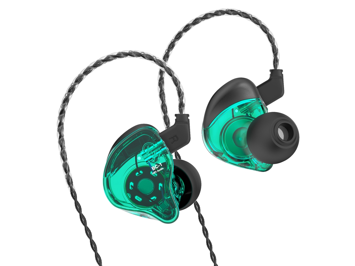 Auriculares Intrauditivos Ccz Melody Com Cancelamento De Ruído, Som Estéreo Hi-fi Com Fio