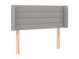Headboard, Headboards Vidaxl Cinzeto Tecido (93 X 16 X 78/88 Cm)