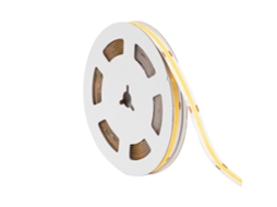 Fita Led 24 V Cob, 480 Led/m, 5 M, 15 W/m, 1500 Lm/m, High Lumen, Largura 10 Mm, Corte A Cada 5 Cm, Ip20, Cri 90 2700k Branco Quente