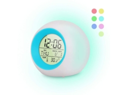 Despertador digital LED Brilvibera para crianças, 7 polegadas