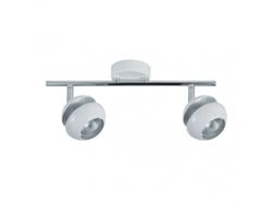 Fab 142092001 | Régua Beethoven 2xgu10 Branco/prata 14x36,5x8,5 Cm Fabrilamp
