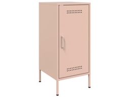 Aparador VIDAXL Cor-de-rosa Aço (36x39x79 cm)