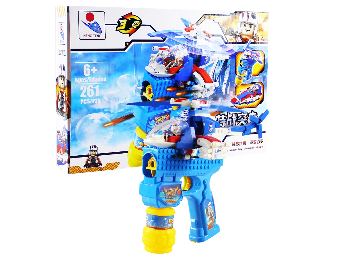 Brinquedo de Montar Máquina de Bolhas Inteligente para Educação Infantil Diy Nt05a S/MARCA