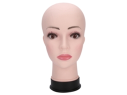 Cabeça De Manequim Feminino Para Exibição De Chapéu E Peruca