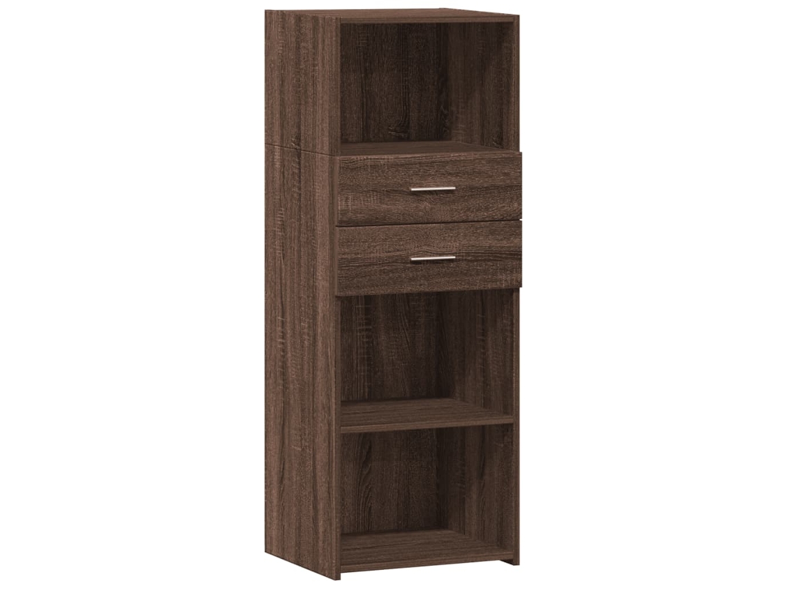 Armário Alto Madeira Carvalho Castanho MAISON EXCLUSIVE 45x42,5x124 cm