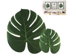 24 Unidades de Folhas Artificiais Macias Palmeira, Simulando Plantas Tropicais BRILVIBERA
