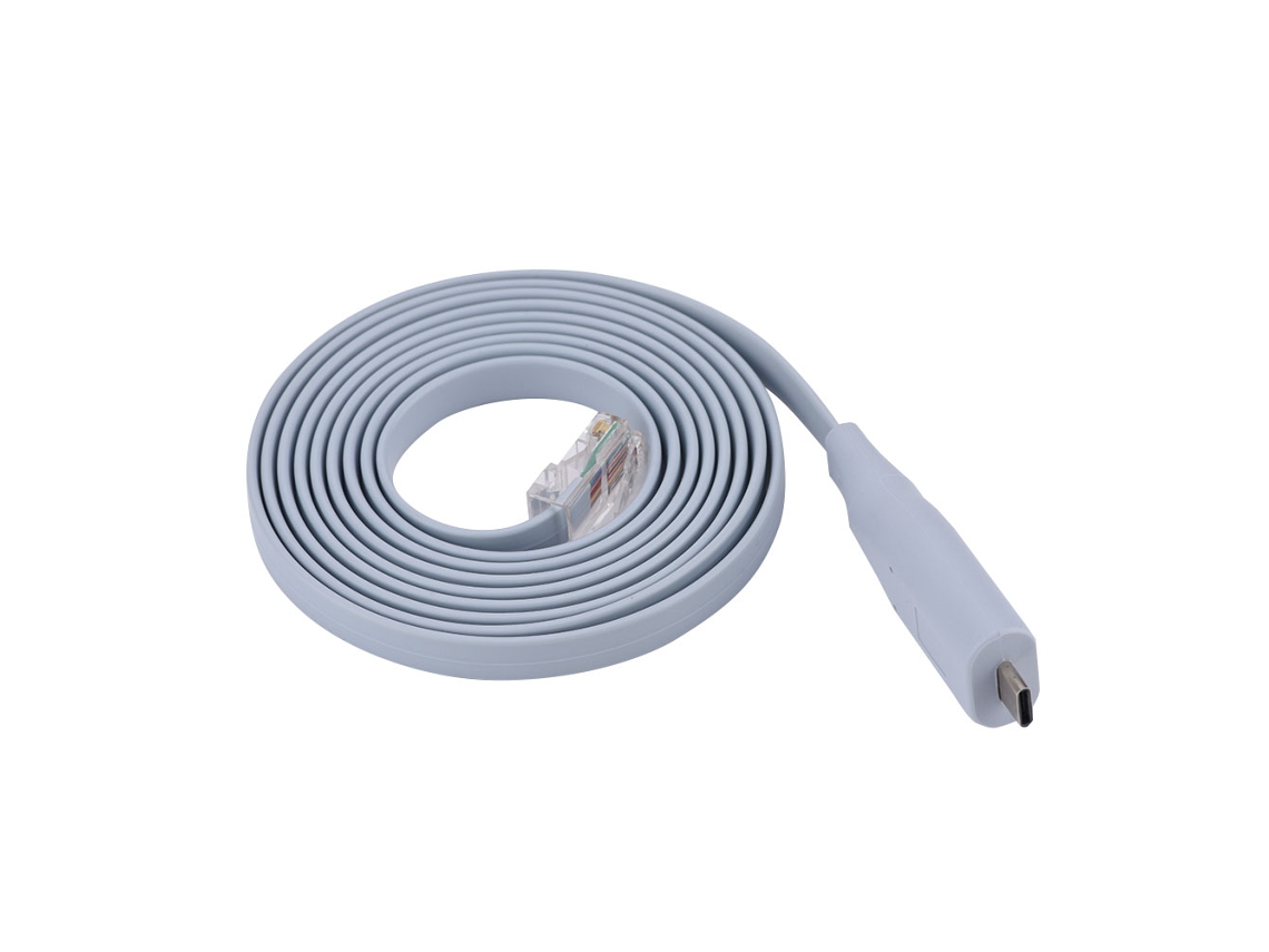 Cabo Type-c Para Rj45 (conectar A Dispositivos Cisco Para Função De Console) Adaptador De Console Cat5 Type-c Para Rj45 De 5,9 Pés