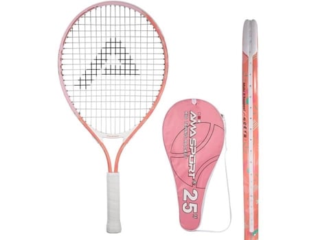 Fen25 Râgue De Tênis Infantil Rosa 25 9 Anos, 10 Anos, 11 Anos, 12 Anos Râgue De Tênis Junior Ama Sport