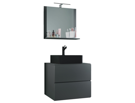 Lavatório De 3 Peças Móvel De Casa De Banho Lendas 60 Cm M Vcm