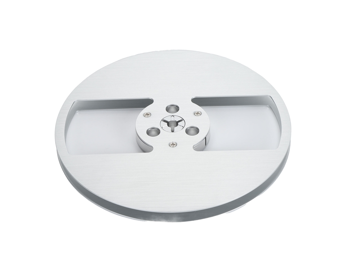 Aetheria bobina de Fita Vazia 7 Polegadas 1/4 com 2 Buracos para Máquina de Gravação de Bobina Aberta Prata