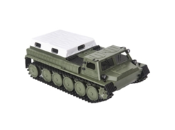 Veículo de Transporte de Rastos Wpl E1 com Comando À Distância e Duas Baterias, Modelo Tanque Rc com Comando Totalmente Proporcional. MDUG