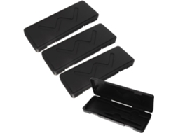 Conjunto De 4 Caixas Organizadoras Portáteis Plástico Para Compactas E