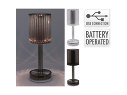 Lâmpada De Mesa Led Recarregável 8x24 Cm Branco Quente Design Contemporâneo