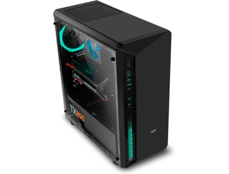 Caixa PC NOX Infinity Atom RGB (ATX Mid Tower - Preto)