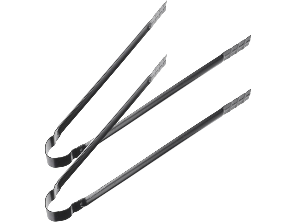 Conjunto De 2 Pinças Para Carvão Toyandona Em Aço Inoxidável Reforçado Churrasqueiras E Fogueiras Ao Ar Livre, Cabos