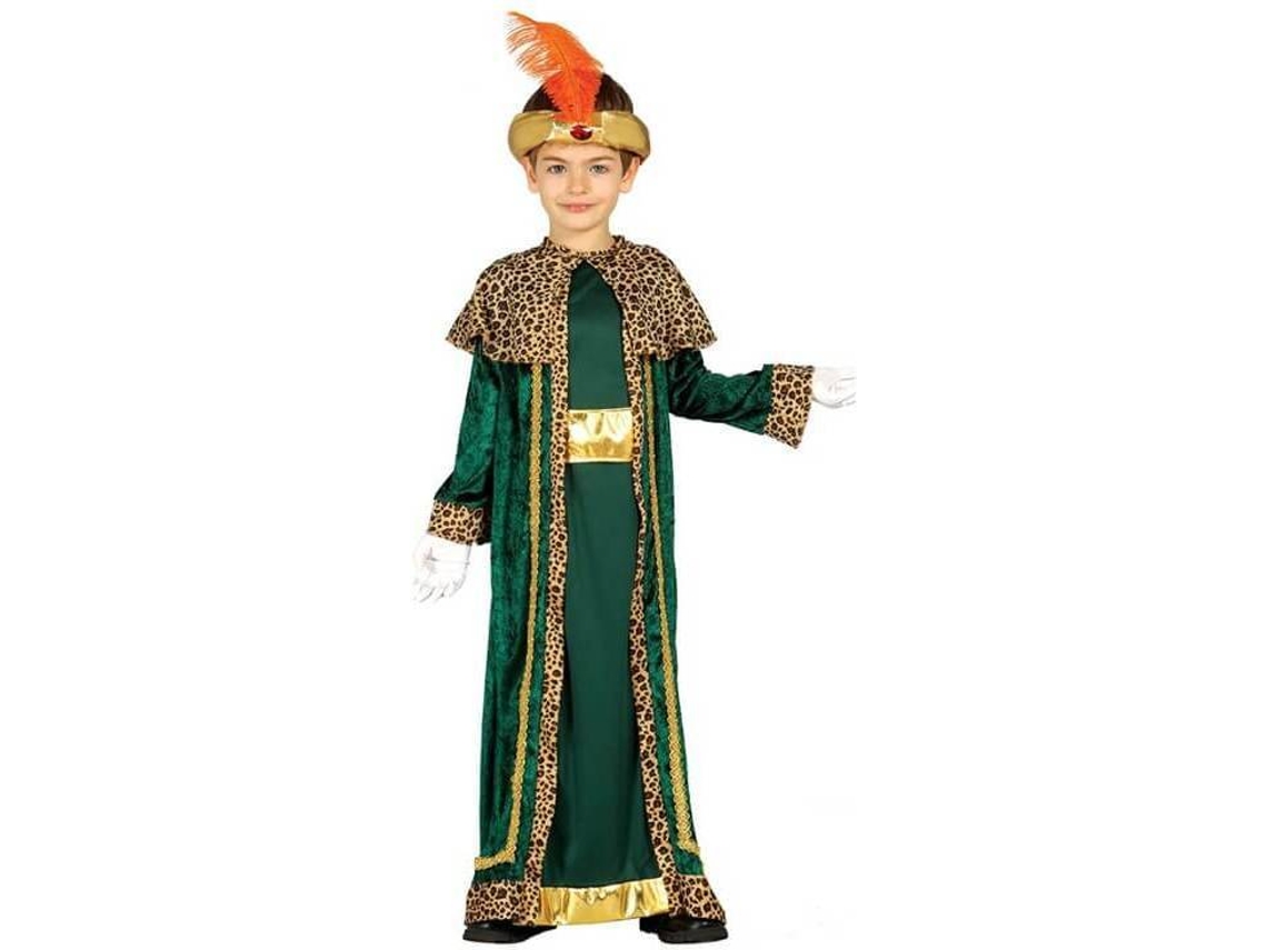 Fato de Menino DISFRAZZES Rei Mago Baltasar (Tam: 7 a 9 anos)