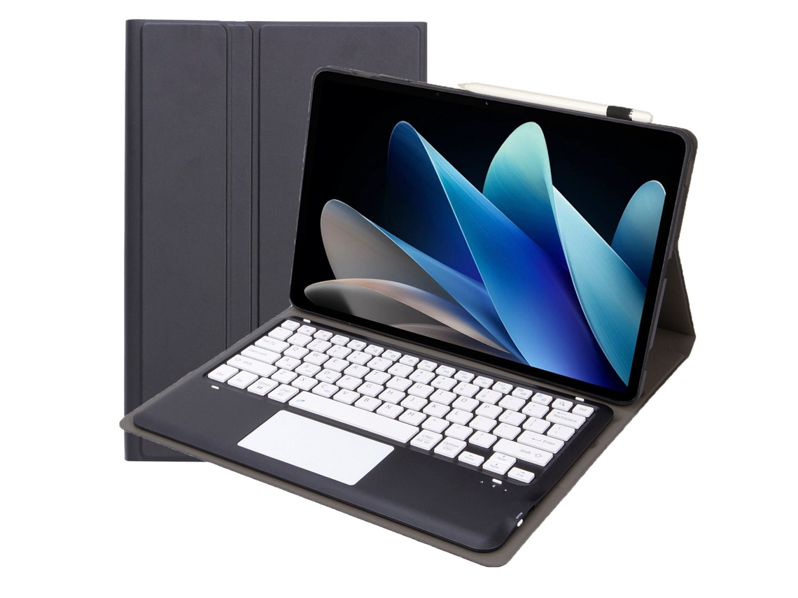 Capa de Teclado Bluetooth para Vivo Pad 3 Pro 13 com controlo por toque, preto e branco XIAOMOYU