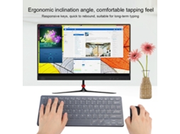 Conjunto De Teclado E Mouse Sem Fio 2.4g Com Capa Para Teclado E Receptor Usb Para Notebook, Escritório E Jogos Plug And Play (p Aquaforge
