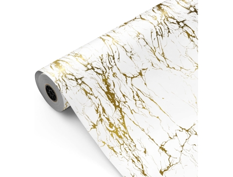 Bobina De Papel De Presente, Rolo Grande 62cm X 100m • Estilo Mármore • Ideal Para Lojas Negócios Comércio Embalar Presentes Aniversários Fiesta Paper