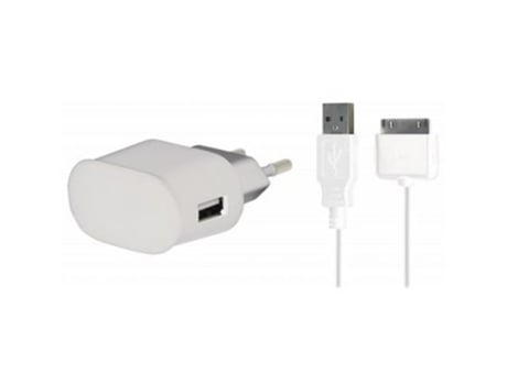 Carregador Viagem Ipod Touch para iPhone 4 BLUEWAY Branco