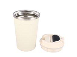 Caneca Térmica de Café Aço Inoxidável 304 Medição Temperatura 380ml S/MARCA