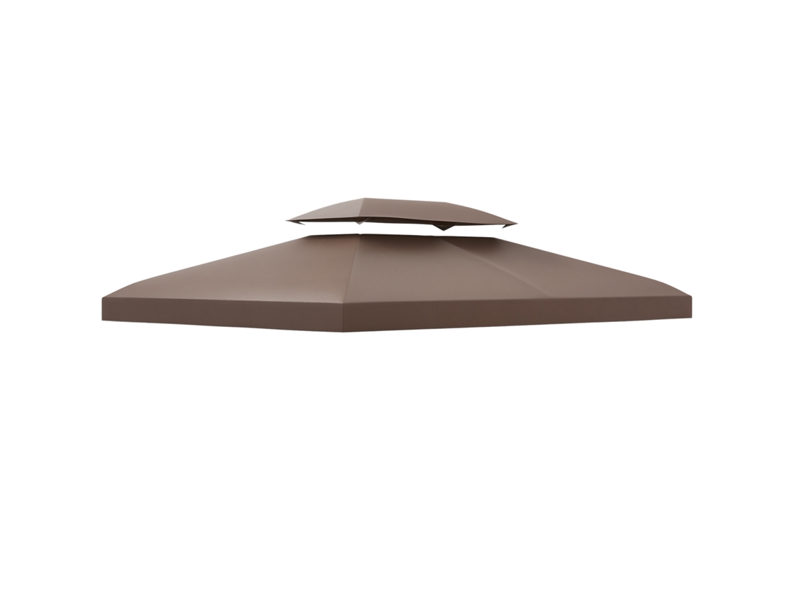 Substituir o Telhado do Gazebo Marrom de 3m X 4m SINI TECH STORE