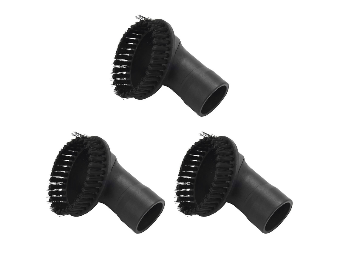3x Replacement 32mm Rotatable Round Brush Head For Compatible With Compatible With Philips Haier Midea Sanyo Panasonic Electrolux Vacuum