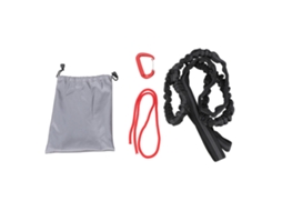 Corda De Remo Para Bicicleta Elástica De Nylon Alta Resistência Portátil Para Mountain Bike Outdoor Preta
