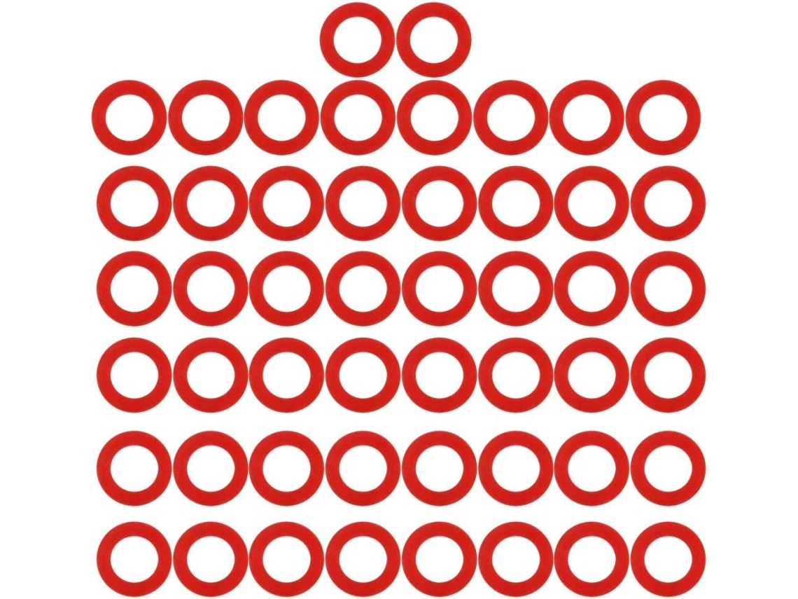 Pacote Com 50 Mangueiras De Silicone Para Torneiras E Jardim, 2,5 Cm