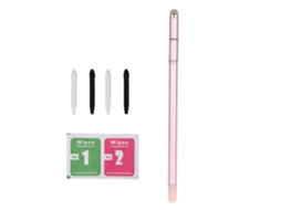 2026zentro-caneta Stylus 4 Em 1 Com Ponta De Fibra Resistente À Desgaste Para Celular E Tablet De Pintura E Escrita Capacitiva Rosa