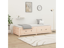 Vidaxl Sofá-cama Sem Colchão 80x200 Cm Madeira De Pinho Maciça