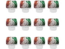 Puxadores E Botões Quadrados Para Gavetas Armários, Conjunto De 12 Peças, Estampa Abstrata Da Bandeira Itália Em