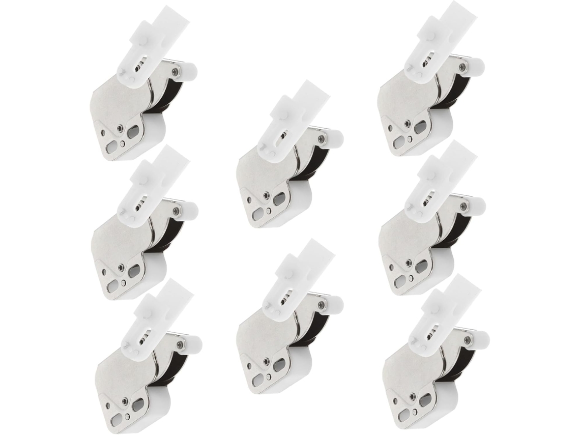 Childweet Conjunto De 8-fechos Autotravantes Para Portas Armário, Com Mecanismo De Abertura Por Pressão E Parafusos Aço