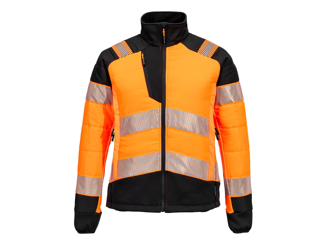 Casaco Pw3 Hi-vis Para Mulher – Conforto E Proteção Laranja E Preto / Xxxl
