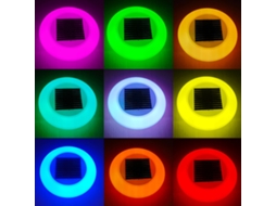 Luz decorativa solar para jardim com controle remoto, iluminação paisagística externa Ip65 | S/MARCA