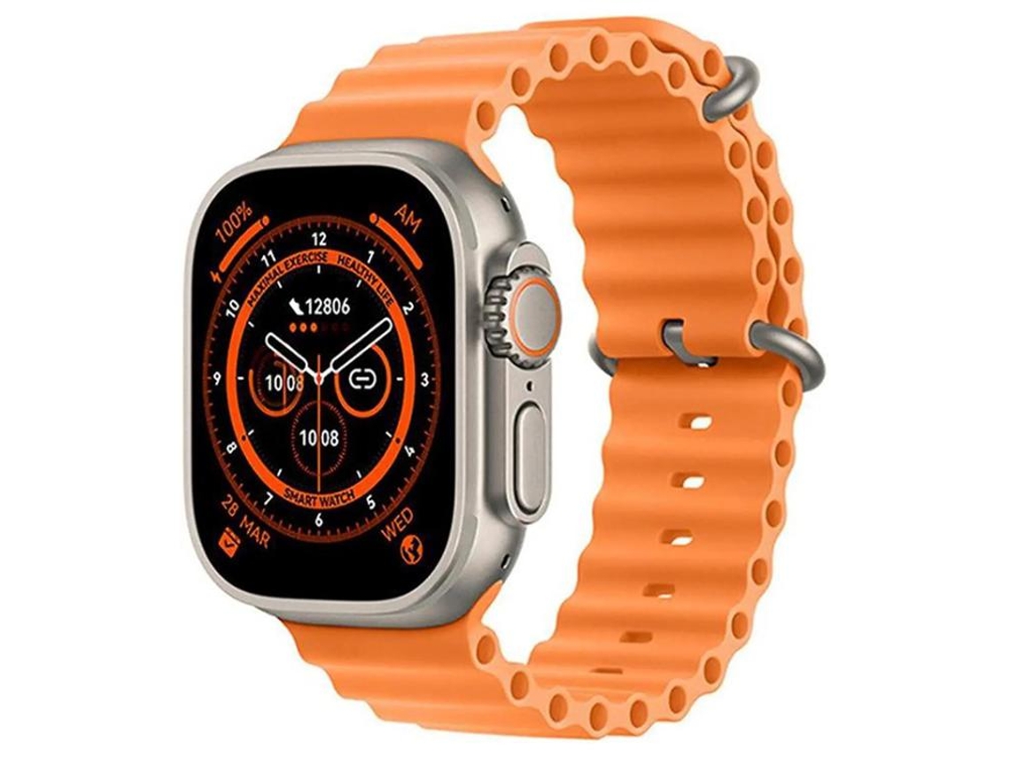 (laranja) Smartwatch Bluetooth Com Tela Tft De 2,09 Polegadas E Atendimento Por Gestos.