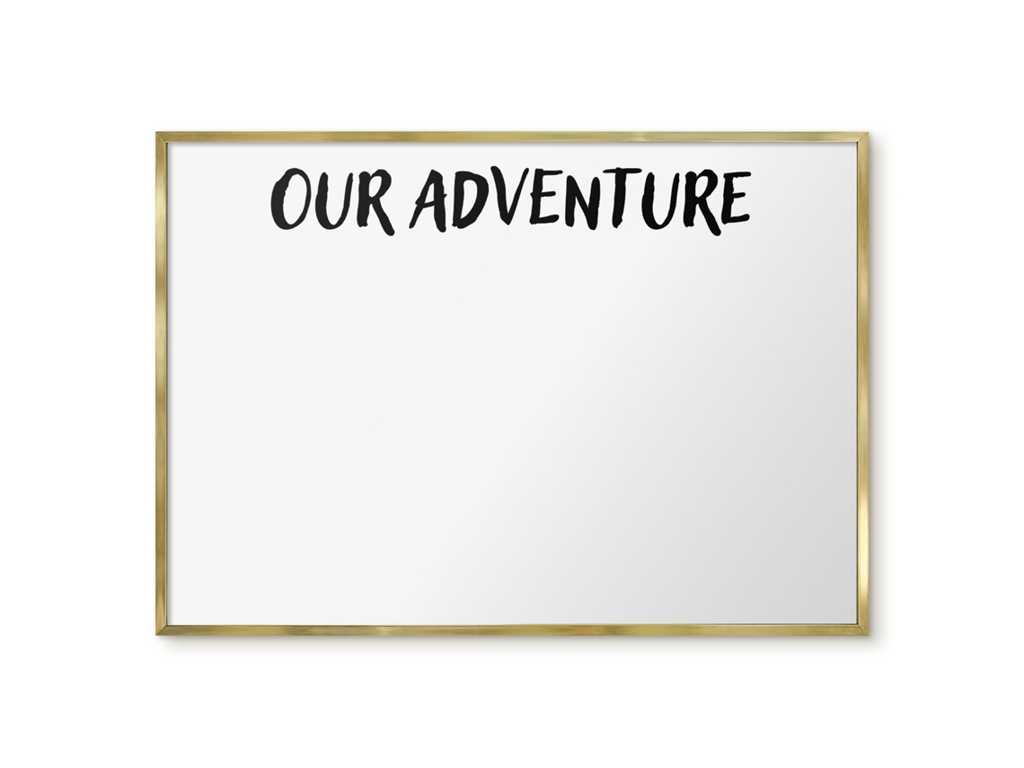 Magnetic Board Our Adventure For The Living Room Espelharte (100x70 Cm)