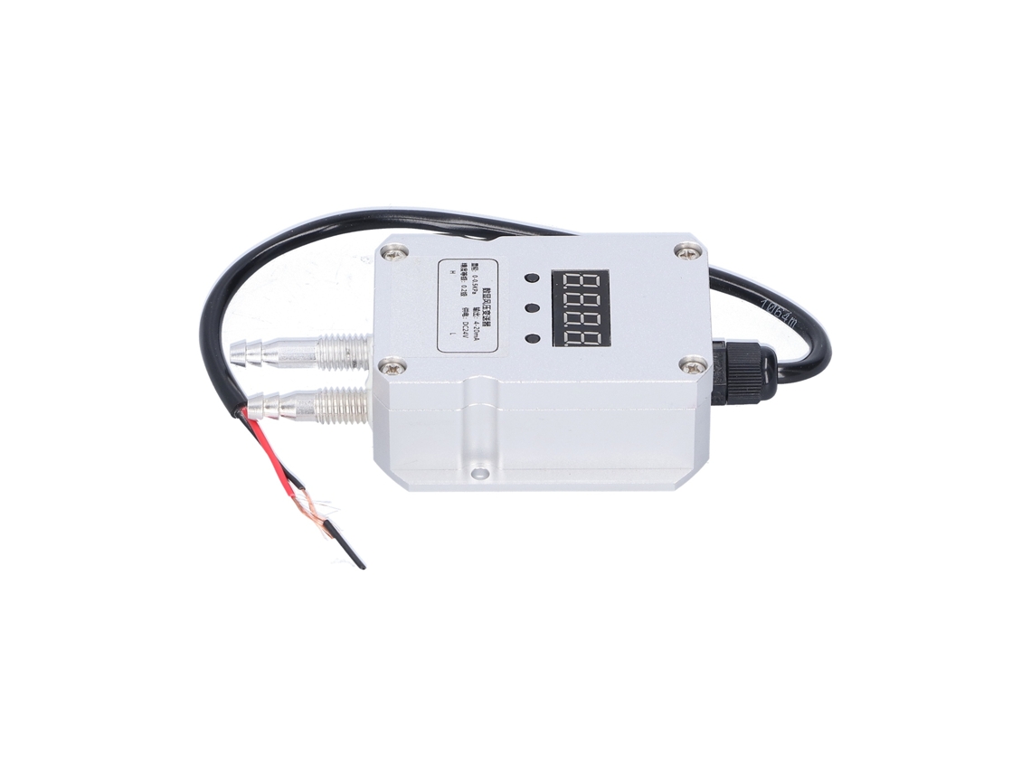 Transmissor de Pressão de Vento Digital com Tela Sensor Diferencial 4 20ma Dc24v 0 5kpa S/MARCA