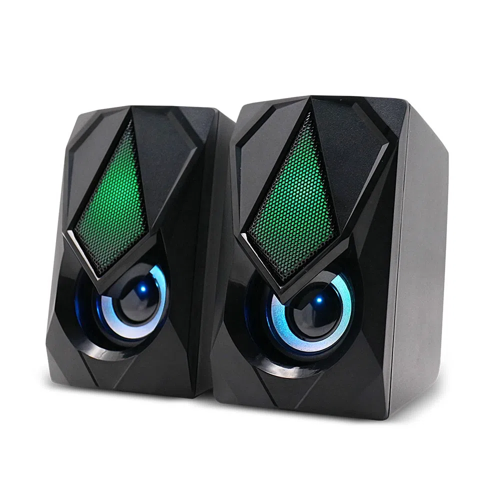 Colunas Gamer MULTI 2.0 12W RMS RGB