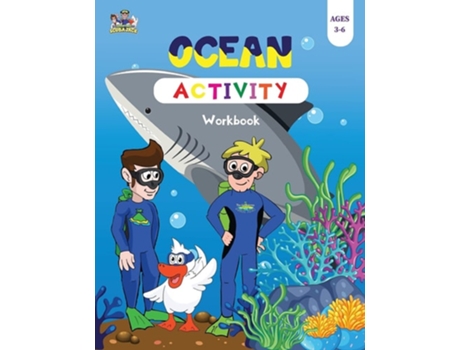 Livro Ocean Activity Workbook Age 3-6 De Beth Costanzo (inglês)