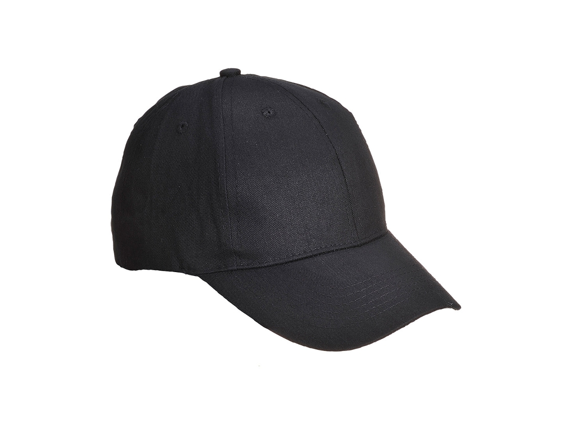 Boné De Beisebol De Seis Painéis – Estilo E Conforto Preto