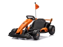 Gokart Elétrico Para Crianças 24v Mclaren - 5 A 12 Anos - Estrutura Ajustável - Laranja
